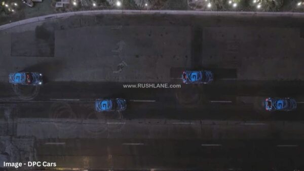 Mercedes EQG G-Turn Aerial View