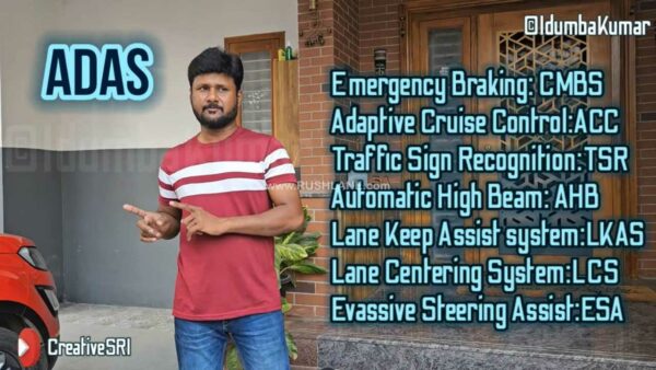 ADAS features listed